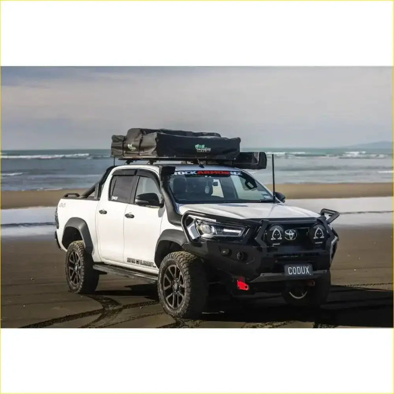 Rockarmor Rock Pack — Toyota Hilux 2022 to Current Widebody | GT Hoop Bullbar + Rock Sliders by RockarmorNZ