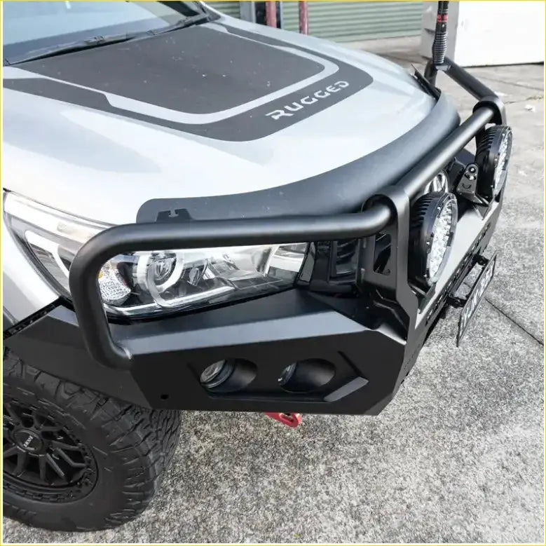 Rockarmor Rock Pack — Toyota Hilux N80 Bullbar 2015 -2020 | GT Hoop Bullbar + Rock Sliders by RockarmorNZ