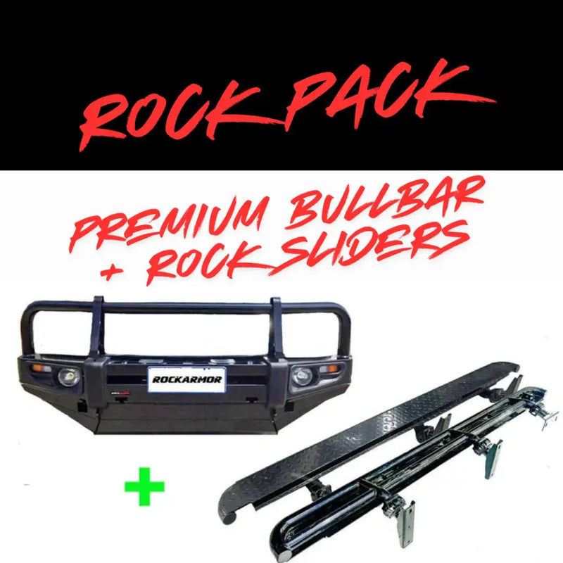 Rockarmor Rock Pack — Toyota Landcruiser 200 Gx/Gxl 07-2015 | Premium Bullbar + Rock Sliders by RockarmorNZ