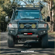 Rockarmor Rock Pack — Toyota Landcruiser 79 03/2007 - 11/2023 | GT Hoop Bullbar + Rock Sliders by RockarmorNZ