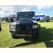 Rockarmor Rock Pack — Toyota Landcruiser 79 03/2007 - 11/2023 | GT Hoop Bullbar + Rock Sliders by RockarmorNZ