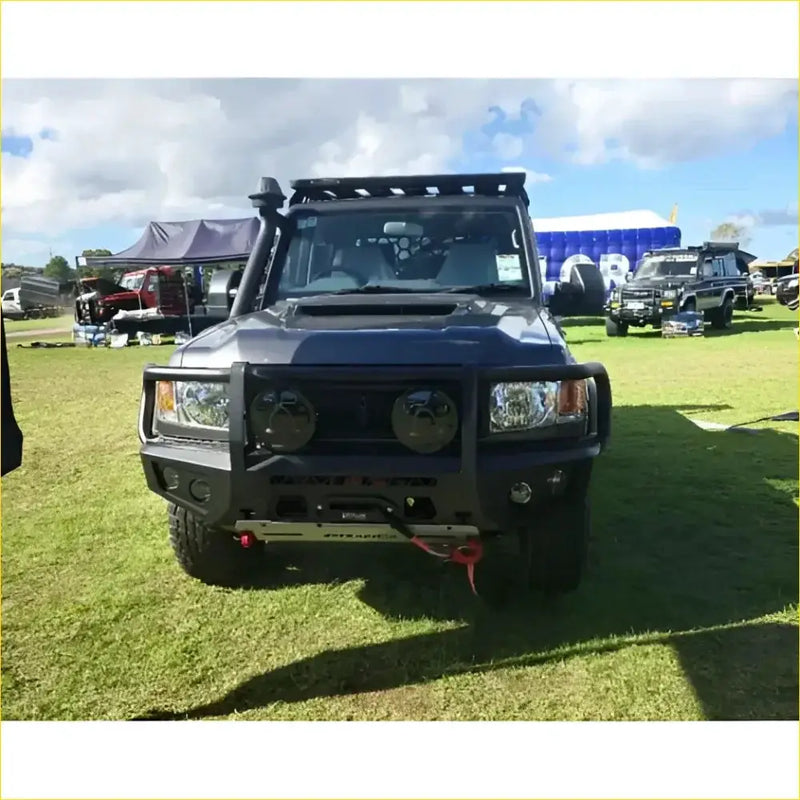Rockarmor Rock Pack — Toyota Landcruiser 79 03/2007 - 11/2023 | GT Hoop Bullbar + Rock Sliders by RockarmorNZ