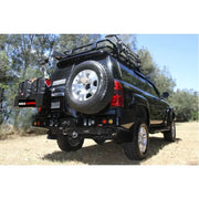 Rockarmor Steel Dual Wheel Carrier To Suit Nissan Patrol Y61 Gu4 2004 - 2016 Models by RockarmorNZ