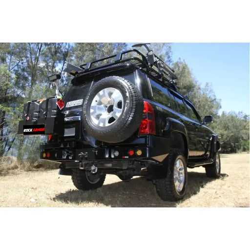 Rockarmor Steel Dual Wheel Carrier To Suit Nissan Patrol Y61 Gu4 2004 - 2016 Models by RockarmorNZ