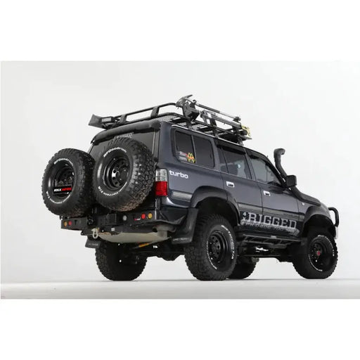 Rockarmor Steel Dual Wheel Carrier To Suit Toyota Landcruiser Fj80 1992-1997 by RockarmorNZ