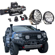 Rockarmor Steel Gt Hoopless Bull Bar Combo - Ranger Everest Next Gen 2022+ (Full Bar Replacement) by RockarmorNZ