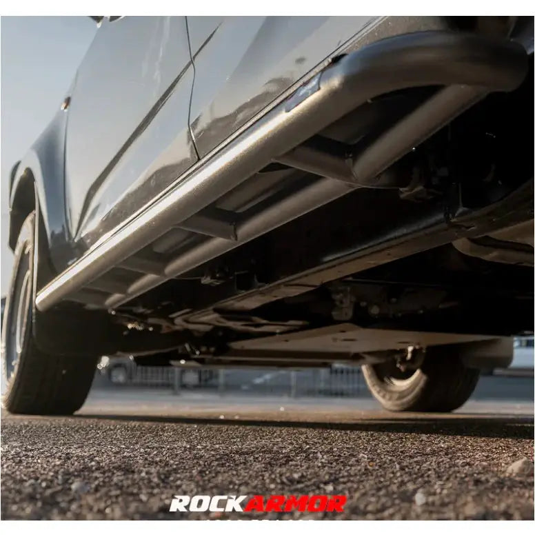 Rockarmor Steel Rock Sliders Side Steps To Suit Mazda Bt50 08/20+ by RockarmorNZ