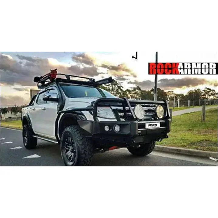 Rockarmor Steel Rockslider Side Steps To Suit Ford Ranger Px1 Px2 Px3 Dual Cab/Extra Cab 2012-2022 by RockarmorNZ