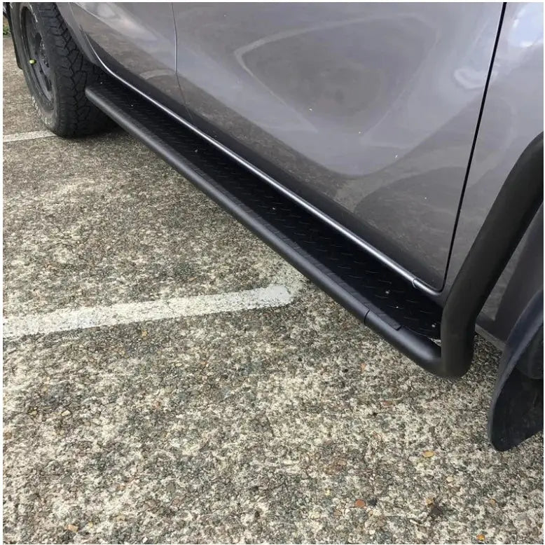 Rockarmor Steel Rockslider Side Steps To Suit Mazda Bt50 Dual Cab/Extra Cab 2012-2020 by RockarmorNZ