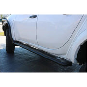 Rockarmor Steel Rockslider Side Steps To Suit Mitsubishi Triton Ml/Mn 2006+ Dual Cab by RockarmorNZ