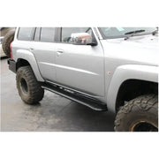 Rockarmor Steel Rockslider Side Steps To Suit Nissan Patrol Y62 2010-2013 V8 by RockarmorNZ