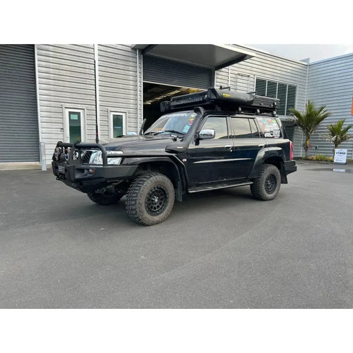 Rockarmor Steel Rockslider Side Steps To Suit Nissan Patrol Y62 2010-2013 V8 by RockarmorNZ