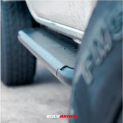 Rockarmor Steel Rockslider Side Steps To Suit Toyota Hilux N70 2005-2015 Single Cab by RockarmorNZ