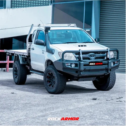 Rockarmor Steel Rockslider Side Steps To Suit Toyota Hilux N70 2005-2015 Single Cab by RockarmorNZ