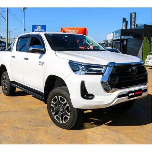Rockarmor Steel Rockslider Side Steps To Suit Toyota Hilux N90 2026+ by RockarmorNZ