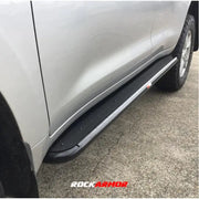 Rockarmor Steel Rockslider Side Steps To Suit Toyota Landcruiser 200 Series 2007-2021 by RockarmorNZ