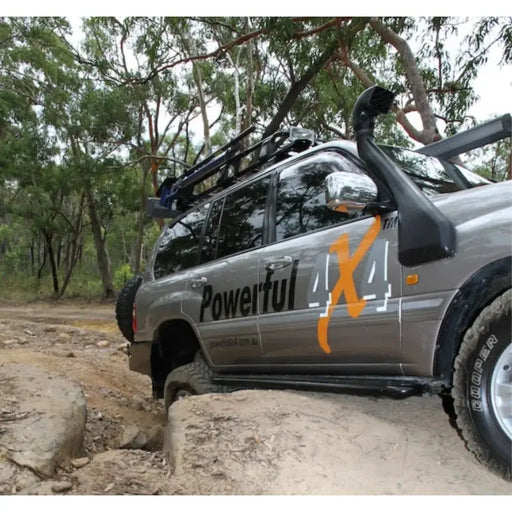 Rockarmor Steel Rockslider Side Steps To Suit Toyota Landcruiser Fj100 Series Ifs 1998-2007 by RockarmorNZ