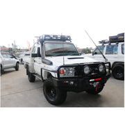 Rockarmor Steel Rockslider Side Steps To Suit Toyota Landcruiser 76 Series / 79 Series 2007-2018 2 Door by RockarmorNZ