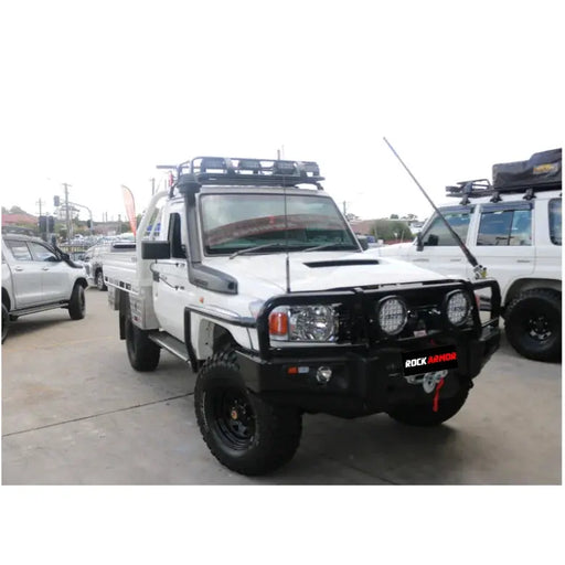 Rockarmor Steel Rockslider Side Steps To Suit Toyota Landcruiser 76 Series / 79 Series 2007-2018 2 Door by RockarmorNZ
