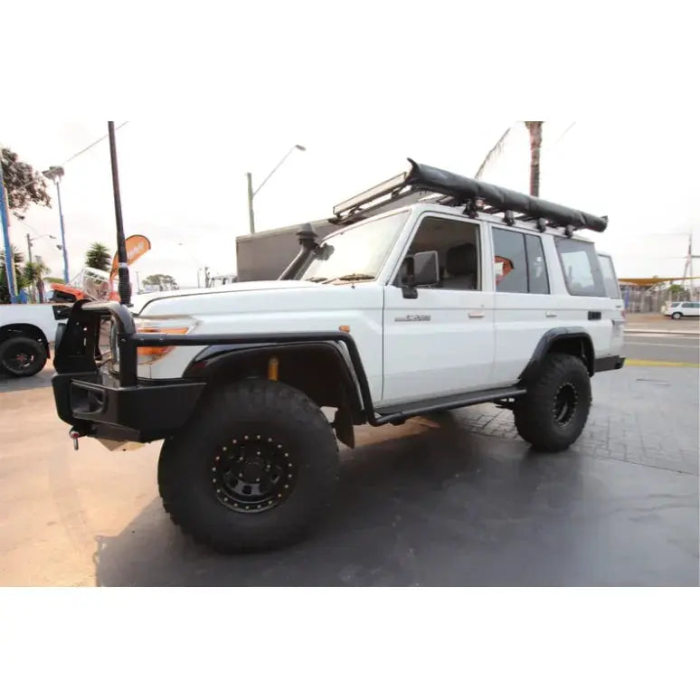 Rockarmor Steel Rockslider Side Steps To Suit Toyota Landcruiser 76 Series / 79 Series 2007-2018 4 Door by RockarmorNZ