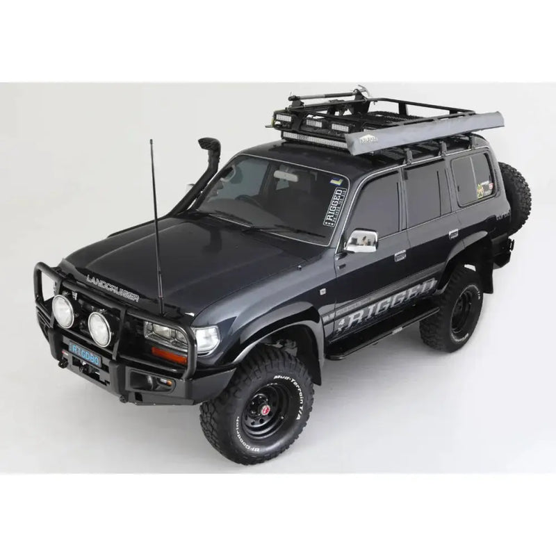 Rockarmor Steel Rockslider Side Steps To Suit Toyota Landcruiser Fj80 1990-1997 by RockarmorNZ