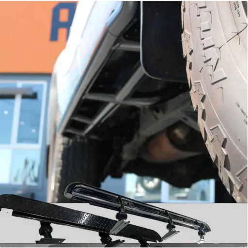 Rockarmor Steel Rockslider Side Steps To Suit Toyota Prado Fj90/95 Series 1995-2003 by RockarmorNZ