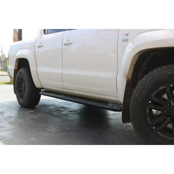 Rockarmor Steel Rockslider Side Steps To Suit Vw Amorok 2010 To Current by RockarmorNZ