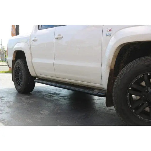 Rockarmor Steel Rockslider Side Steps To Suit Vw Amorok 2010 To Current by RockarmorNZ