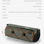 2.2L Multifunctional Bicycle Handlebar Bag by Habicare