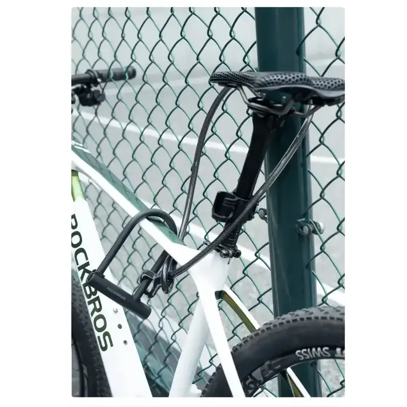 Anti-Theft Bicycle U-Lock with Optional Cable by Habicare