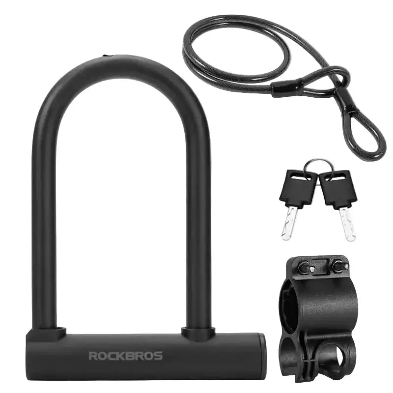 Anti-Theft Bicycle U-Lock with Optional Cable by Habicare