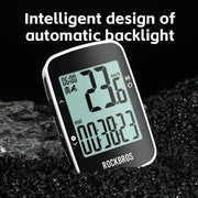 Rockbros Wireless Bluetooth GPS Bicycle Computer, IPX7 Waterproof Speedometer by Habicare