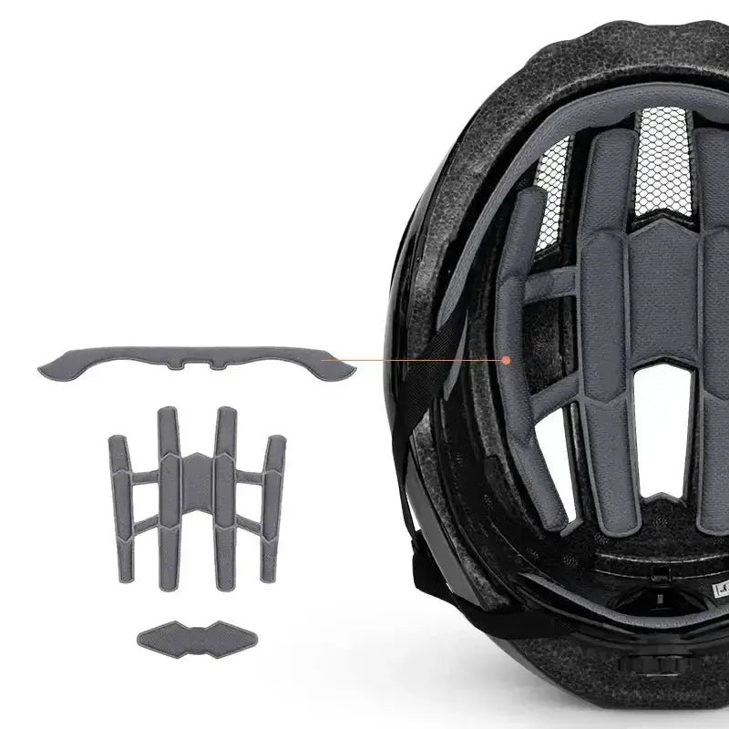 Rechargeable LED Bicycle Helmet with Rear Light (different colours available) by Habicare