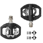 Habicare 2-in-1 MTB Bike Pedals, Flat & SPD Compatible 2-in-1 MTB Bike Pedals, Flat & SPD Compatible