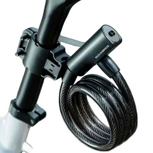 Habicare Portable Zinc Alloy Bicycle Cable Lock with Keys Portable Zinc Alloy Bicycle Cable Lock with Keys