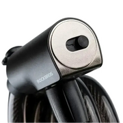 Portable Zinc Alloy Bicycle Cable Lock with Keys by Habicare