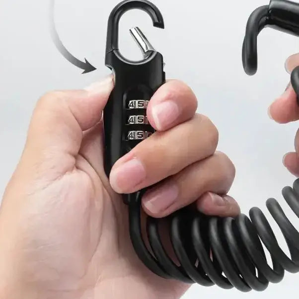 Rockbros Mini 3-Digit Combination Steel Cable Lock by Habicare