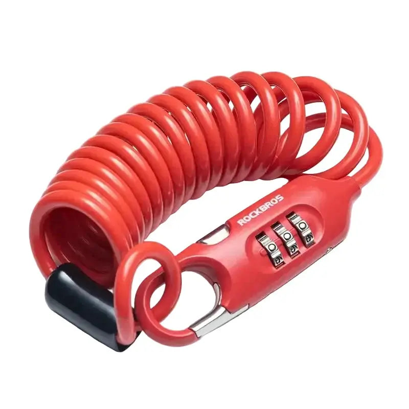 Rockbros Mini 3-Digit Combination Steel Cable Lock by Habicare