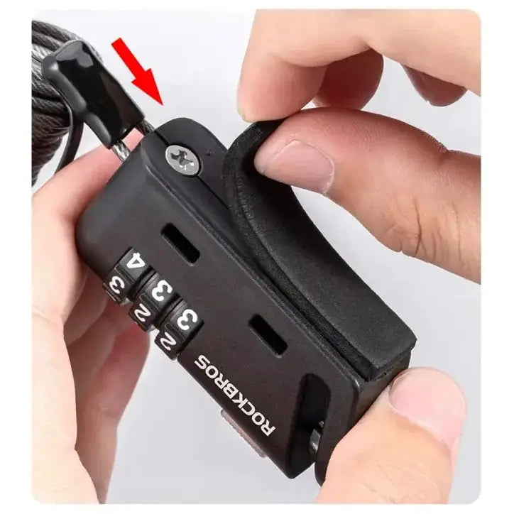 Rockbros Mini 3-Digit Combination Cable Lock by Habicare