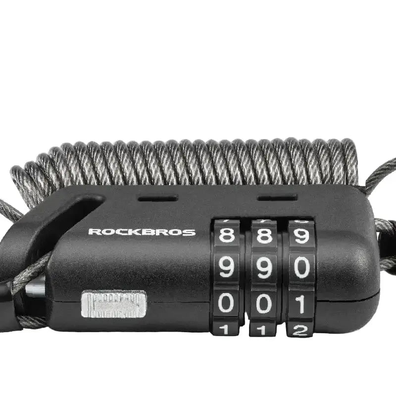 Rockbros Mini 3-Digit Combination Cable Lock by Habicare