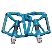 Rockbros Alloy Bearing MTB Bike Pedals, Reflective Anti-Slip Flat Platform by Habicare