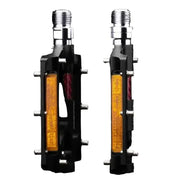 Rockbros Alloy Bearing MTB Bike Pedals, Reflective Anti-Slip Flat Platform by Habicare