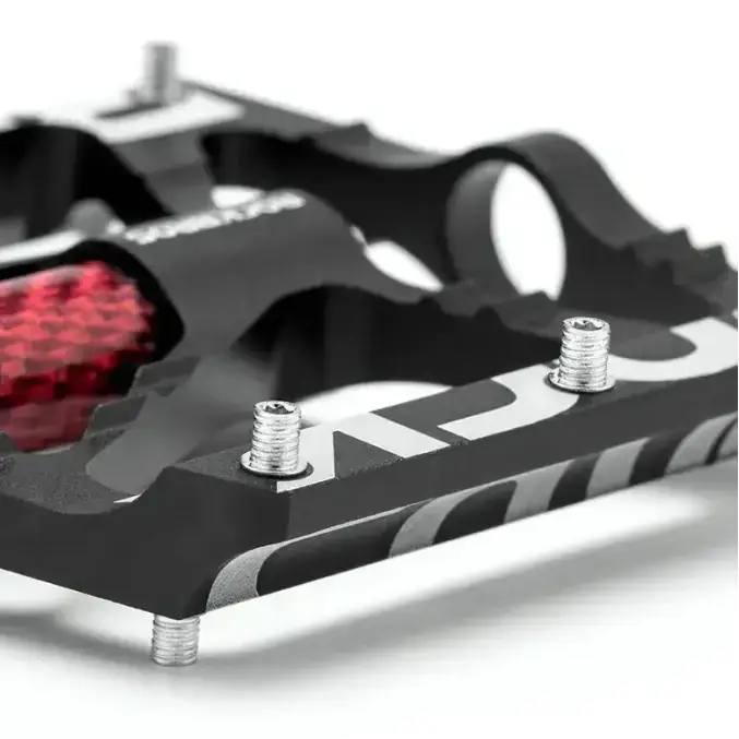 Rockbros Alloy Bearing MTB Bike Pedals, Reflective Anti-Slip Flat Platform by Habicare