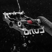 Rockbros Alloy Bearing MTB Bike Pedals, Reflective Anti-Slip Flat Platform by Habicare