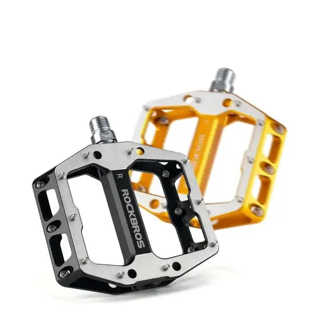 Rockbros Aluminum Alloy Sealed Bearing MTB & Road Bike Pedals by Habicare