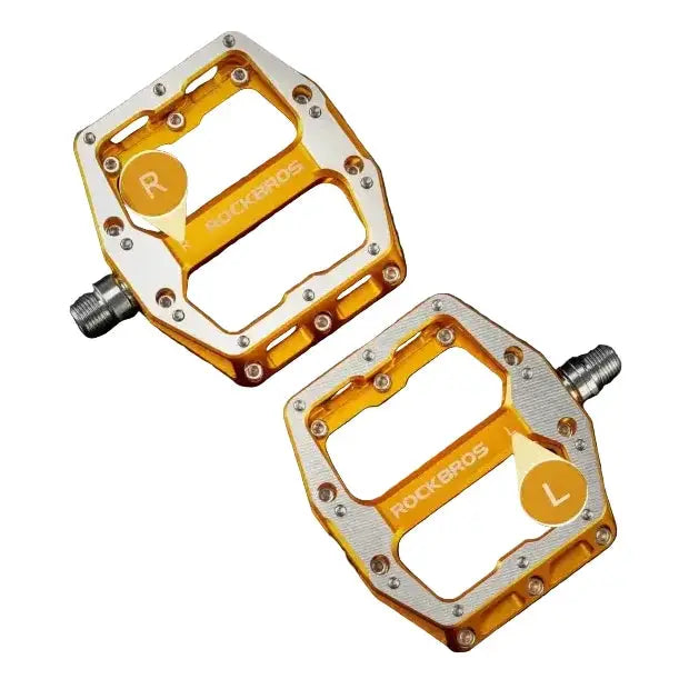 Rockbros Aluminum Alloy Sealed Bearing MTB & Road Bike Pedals by Habicare
