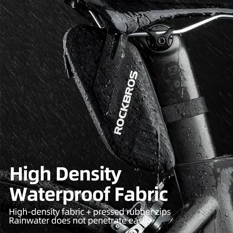 Waterproof Reflective Bicycle Rear Saddle Bag by Habicare