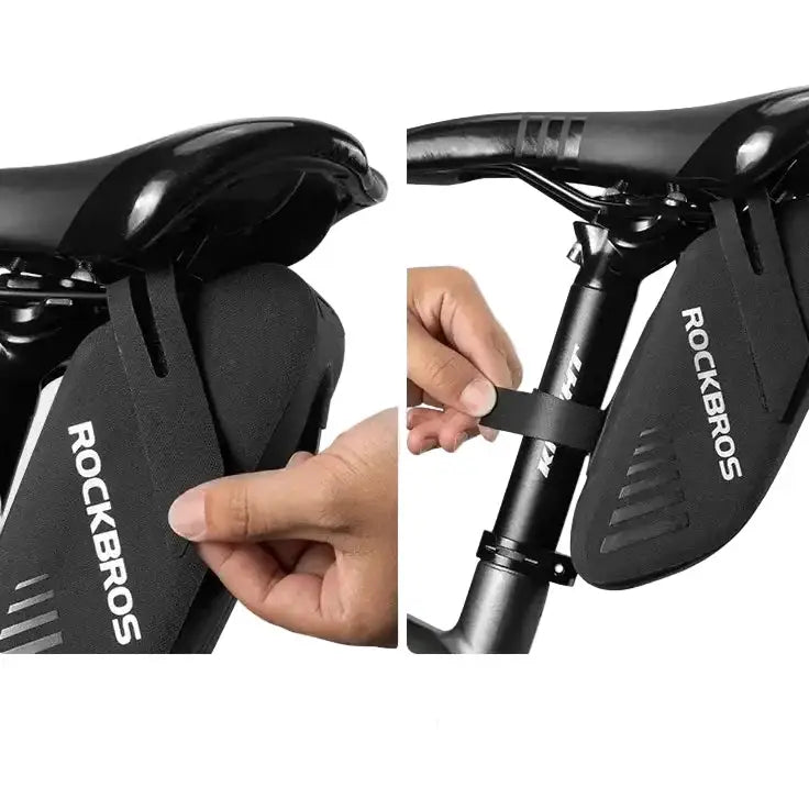Waterproof Reflective Bicycle Rear Saddle Bag by Habicare