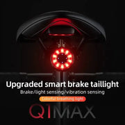 Smart Brake-Sensing Bicycle Tail Light, Waterproof & Rechargeable by Habicare