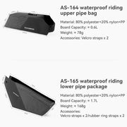 Ultralight Waterproof Bicycle Frame Tube Bag by Habicare